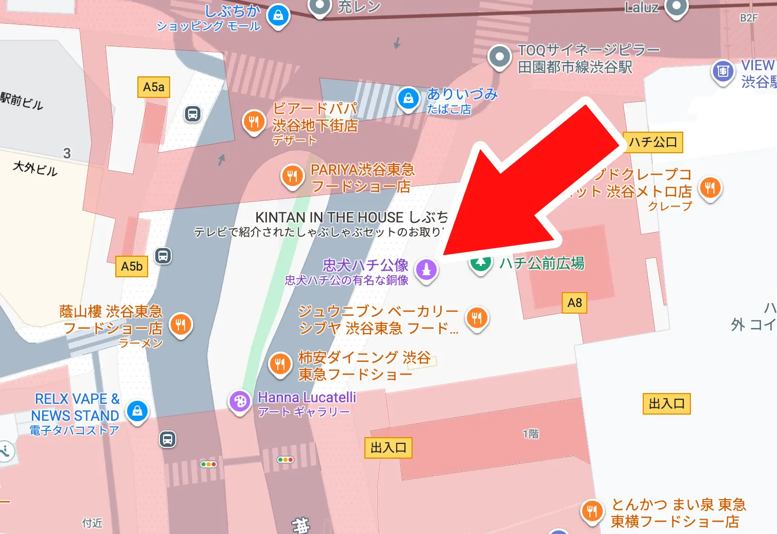 マップの例